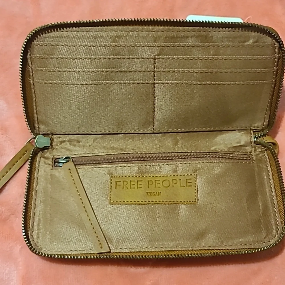 Free People 100% Vegan Leather Clutch